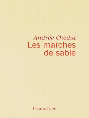 cover image of Les marches de sables